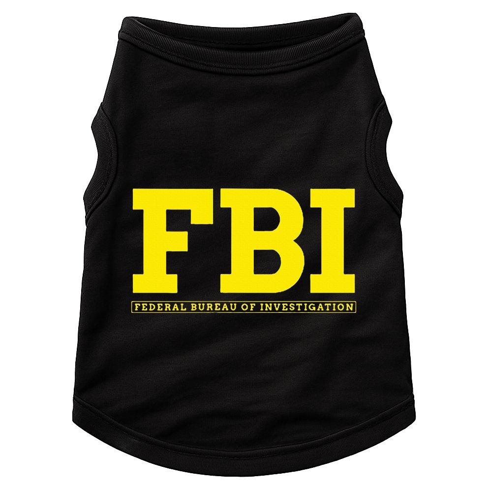 Fbi Federal Office For Investigation Officers Doggie Tank