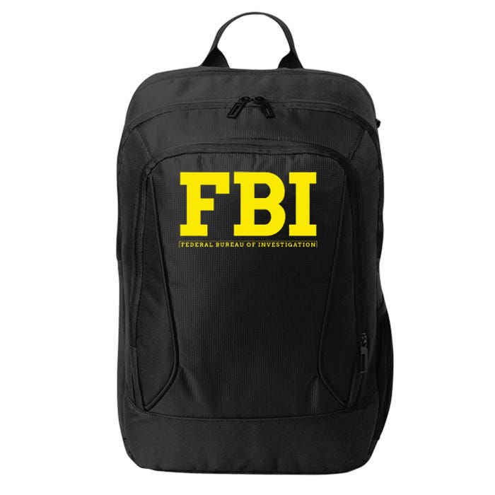 Fbi Federal Office For Investigation Officers City Backpack