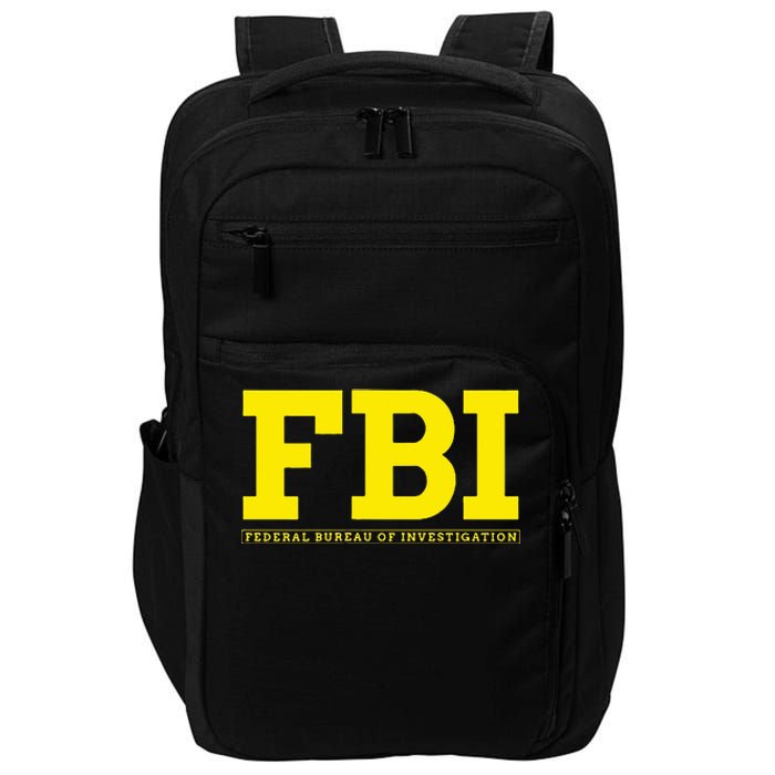 Fbi Federal Office For Investigation Officers Impact Tech Backpack