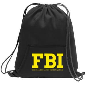 Fbi Federal Office For Investigation Officers Sweatshirt Cinch Pack Bag