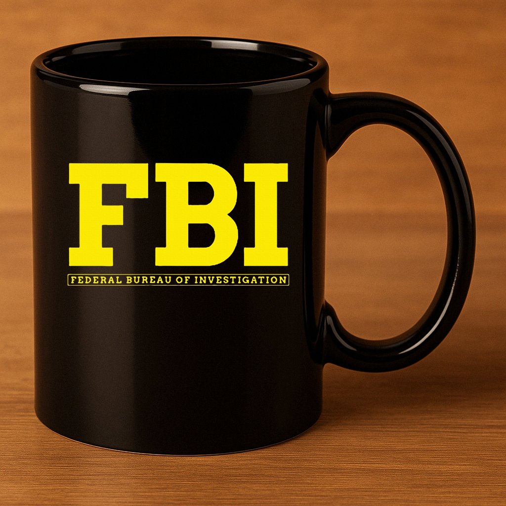 Fbi Federal Office For Investigation Officers 11oz C Handle Ceramic Mug