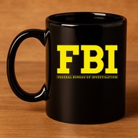 Fbi Federal Office For Investigation Officers 11oz C Handle Ceramic Mug