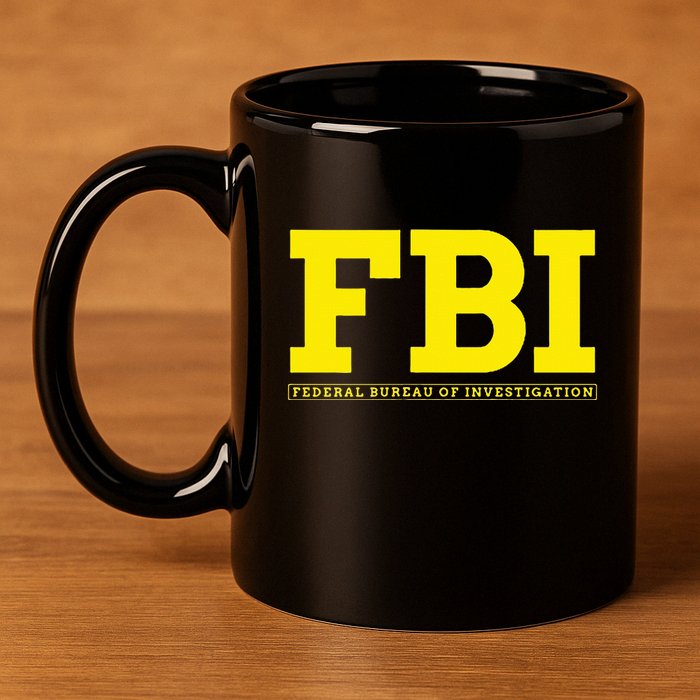 Fbi Federal Office For Investigation Officers 11oz C Handle Ceramic Mug