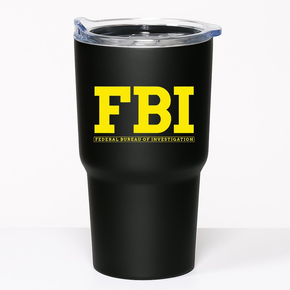 Fbi Federal Office For Investigation Officers Tumbler