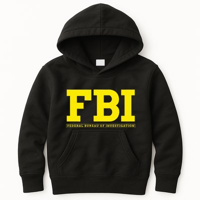 Fbi Federal Office For Investigation Officers Kids Hoodie