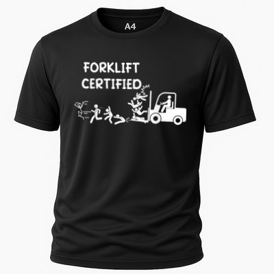 Funny Forklift Operator Forklift Certified Performance Shirt