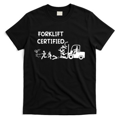 Funny Forklift Operator Forklift Certified T-Shirt