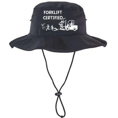 Funny Forklift Operator Forklift Certified Bucket Hat