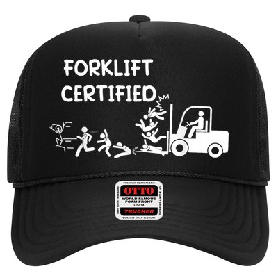 Funny Forklift Operator Forklift Certified Trucker Hat