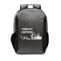 Funny Forklift Operator Forklift Certified Vector Backpack