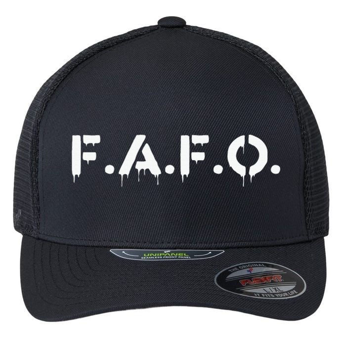 Fafo Find Out Funny Flexfit Unipanel Trucker Cap