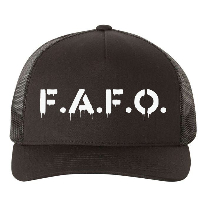 Fafo Find Out Funny Yupoong Adult 5-Panel Trucker Hat