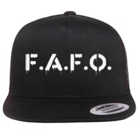 Fafo Find Out Funny Flat Bill Trucker Hat