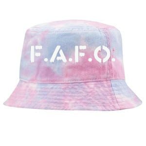 Fafo Find Out Funny Tie-Dyed Bucket Hat