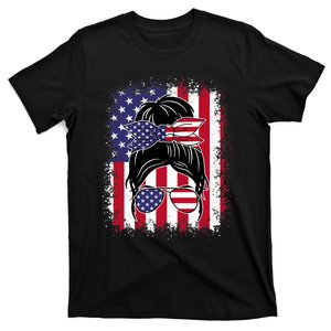 Funny Fourth Of July Patriotic American Flag 4th Of July T-Shirt