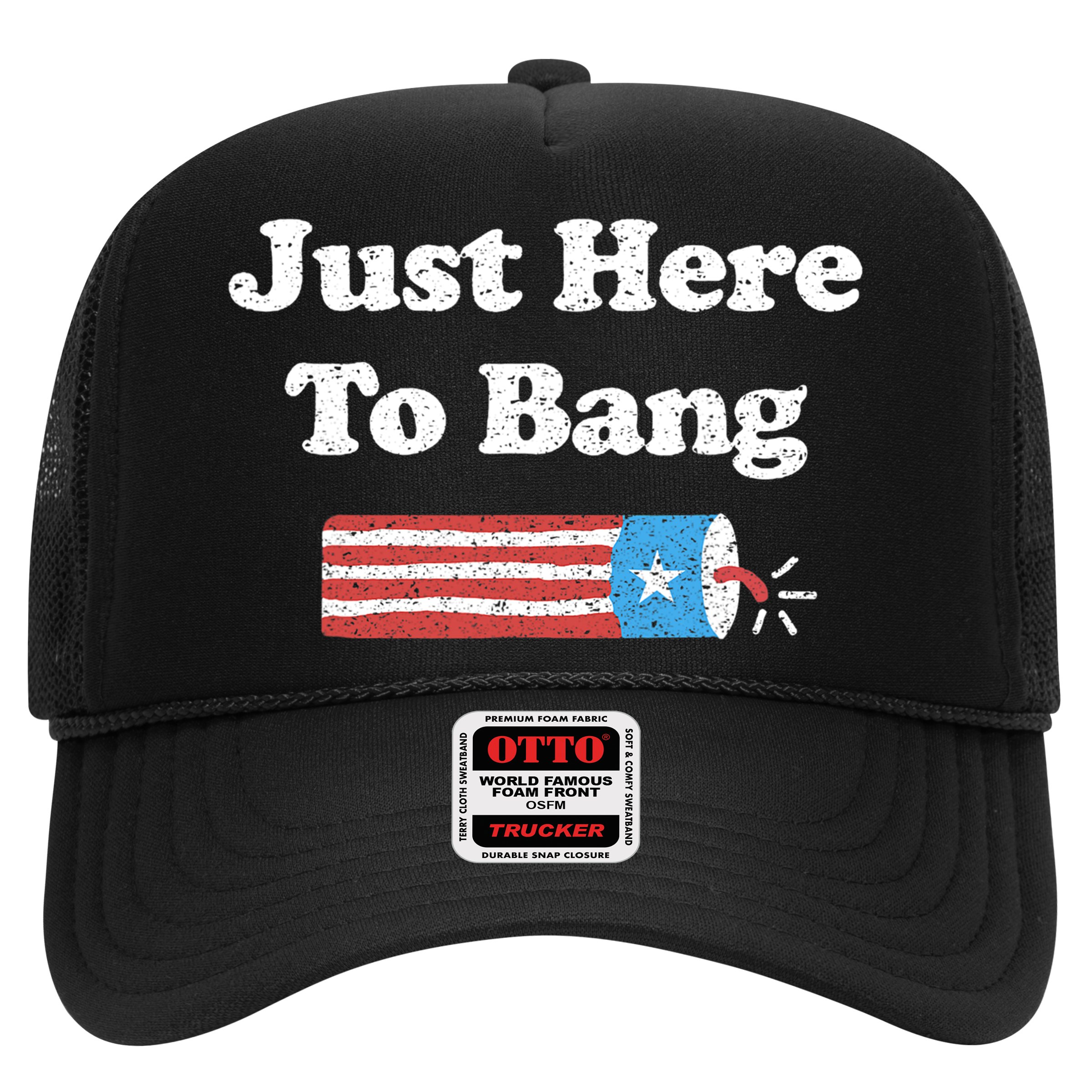 Funny Fourth Of July 4th Of July I'm Just Here To Bang Hat