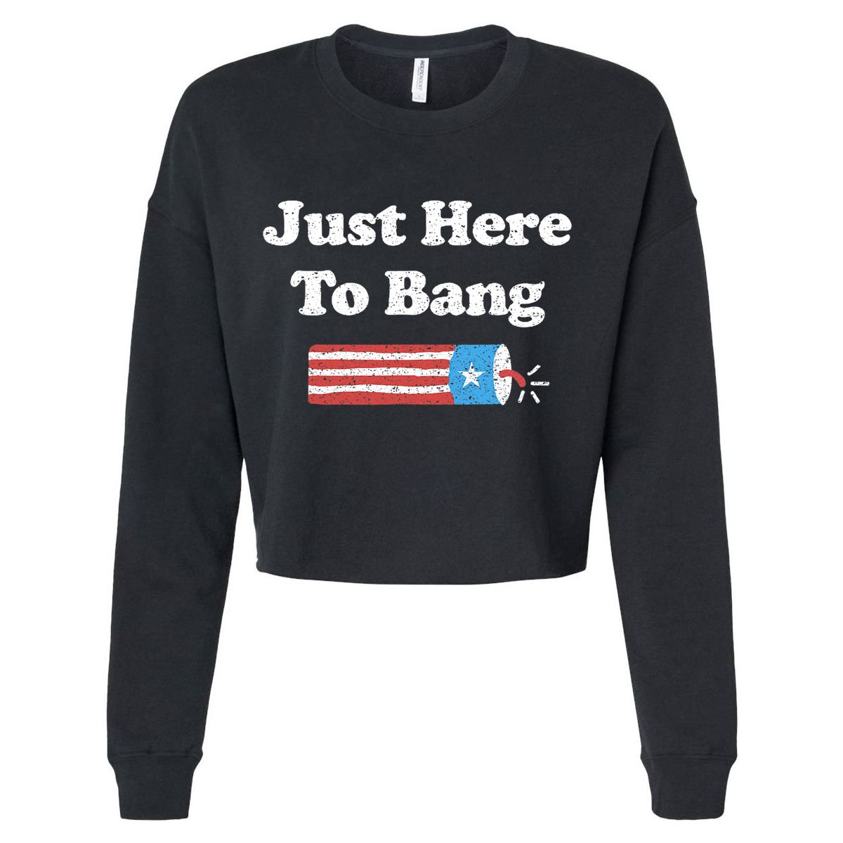 Funny Fourth Of July 4th Of July I'm Just Here To Bang V-Neck T-Shirt