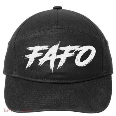Fafo Find Out 7-Panel Snapback Hat