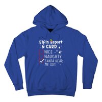 Funny Family Outfits Saying Christmas Nice Naughty Xmas List Gift Hoodie