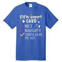 Funny Family Outfits Saying Christmas Nice Naughty Xmas List Gift Tall T-Shirt