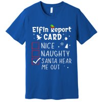 Funny Family Outfits Saying Christmas Nice Naughty Xmas List Gift Premium T-Shirt