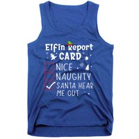 Funny Family Outfits Saying Christmas Nice Naughty Xmas List Gift Tank Top