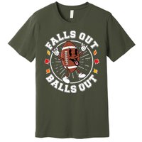 Funny Falls Out Balls Out Football Fall Season Sports Fan Premium T-Shirt