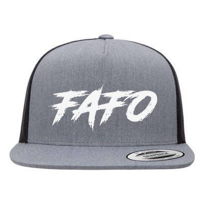 FAFO Find Out Flat Bill Trucker Hat