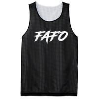 FAFO Find Out Mesh Reversible Basketball Jersey Tank