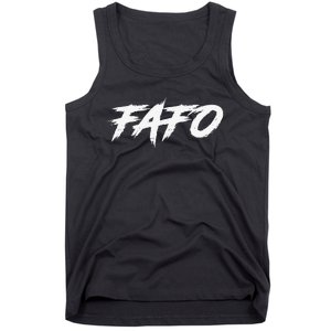 FAFO Find Out Tank Top