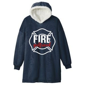 Fire Friend Of A Firefighter Friend Funny Gift Hooded Wearable Blanket