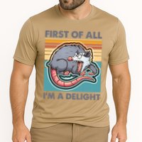 Funny First Of All Im A Delight Screaming Opossum Performance Shirt