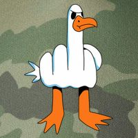 Funny Finger Of Disagree Swan Legacy Tie Dye Trucker Hat