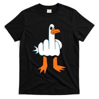 Funny Finger Of Disagree Swan T-Shirt