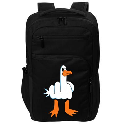 Funny Finger Of Disagree Swan Impact Tech Backpack