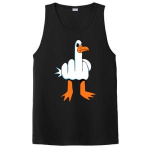 Funny Finger Of Disagree Swan PosiCharge Competitor Tank