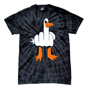 Funny Finger Of Disagree Swan Tie-Dye T-Shirt