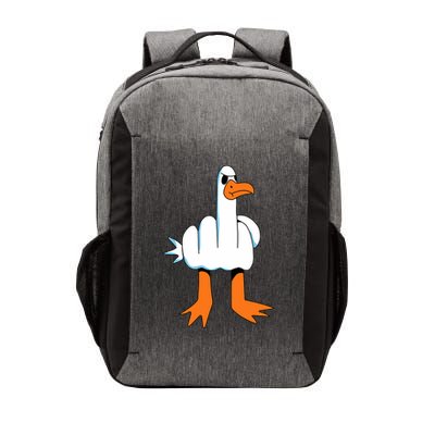Funny Finger Of Disagree Swan Vector Backpack