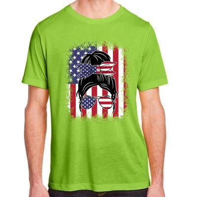 Funny Fourth Of July Patriotic American Flag 4th Of July Gift Adult ChromaSoft Performance T-Shirt