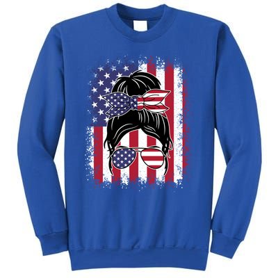 Funny Fourth Of July Patriotic American Flag 4th Of July Gift Sweatshirt