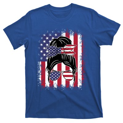 Funny Fourth Of July Patriotic American Flag 4th Of July Gift T-Shirt