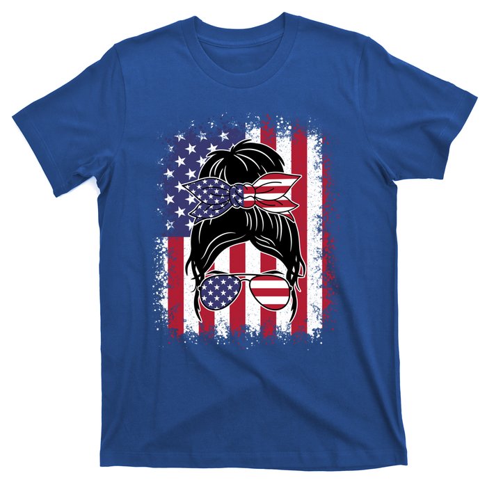 Funny Fourth Of July Patriotic American Flag 4th Of July Gift T-Shirt