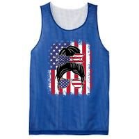 Funny Fourth Of July Patriotic American Flag 4th Of July Gift Mesh Reversible Basketball Jersey Tank