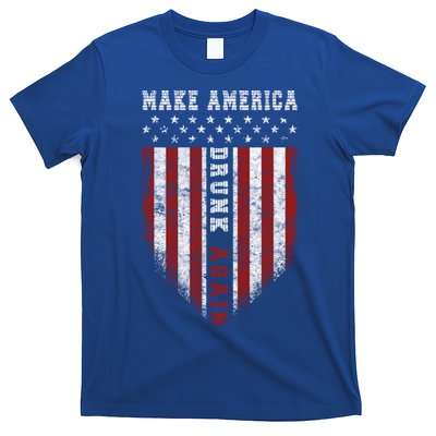 Funny Fourth Of July Gift Make America Drunk Again Great Gift T-Shirt