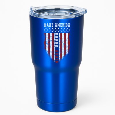 Funny Fourth Of July Gift Make America Drunk Again Great Gift Tumbler