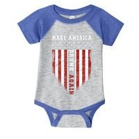 Funny Fourth Of July Gift Make America Drunk Again Great Gift Infant Baby Jersey Bodysuit