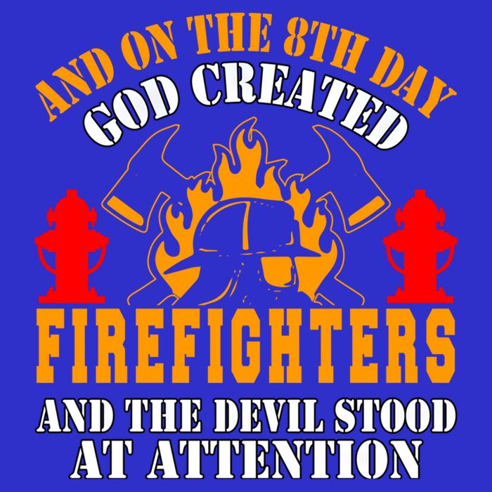 Firefighter Fire On The 8th Day God Created Firefighters Meaningful Gift Apron