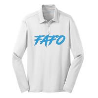 Fafo Find Out Silk Touch Performance Long Sleeve Polo