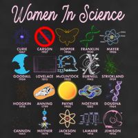 Famous Females Of Science 7 Panel Mesh Trucker Snapback Hat