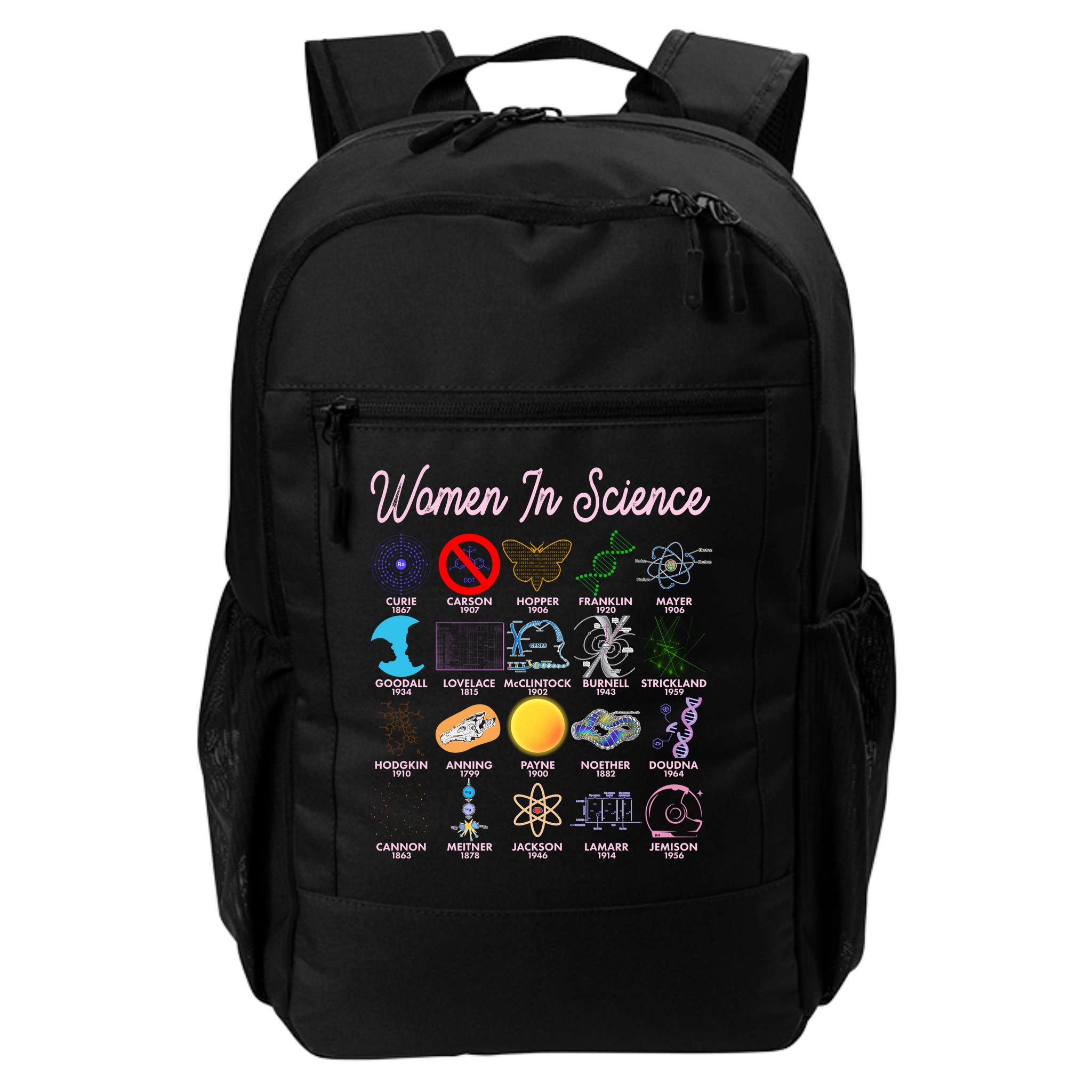 Famous Females Of Science Backpack